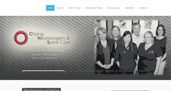Desktop Screenshot of changneurosurgery.com